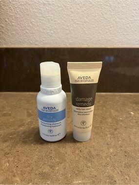 🔥AVEDA Dry Remedy & Damage Remedy Duo - White, Blue, Beige